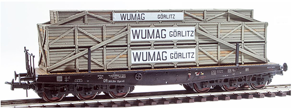 REI Models 48780154 - Heavy East German Wumag Görlitz Crate Transport ( Hand Weathered & Painted) 